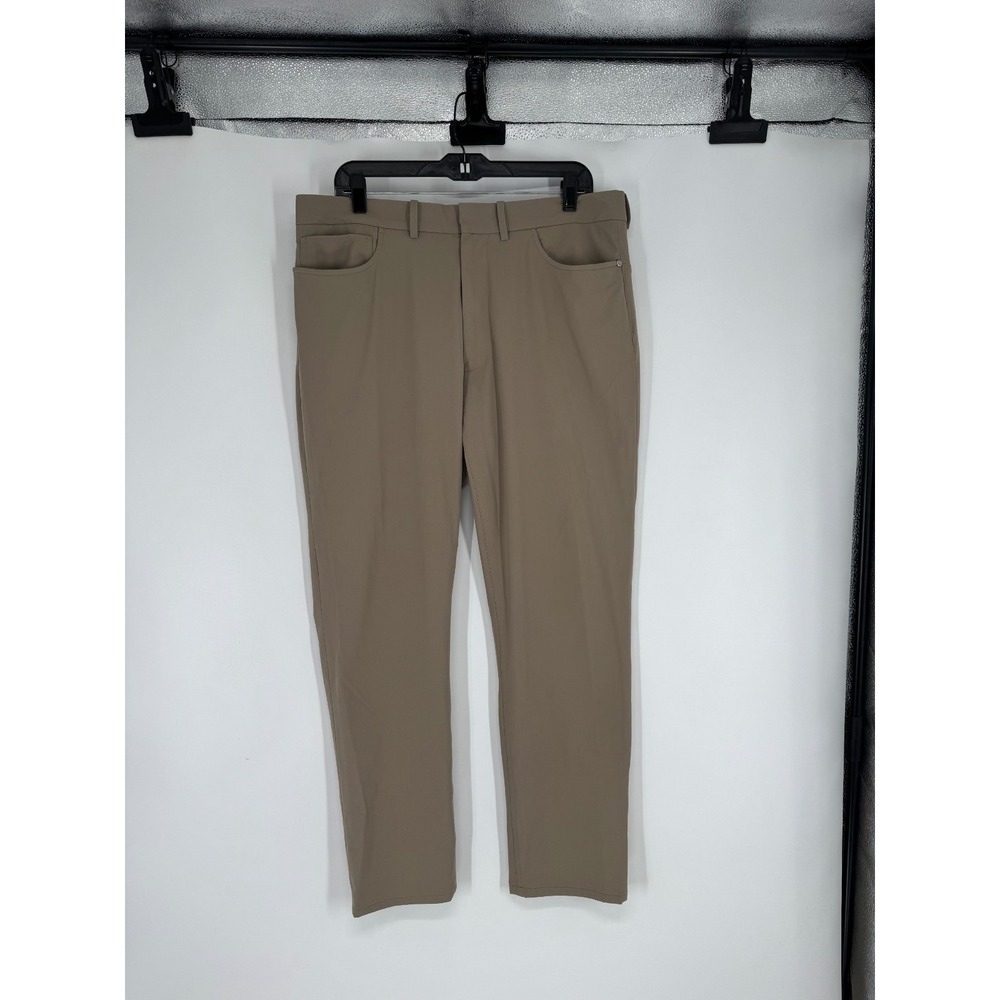 RLX Polo Ralph Lauren Performance Golf Chino Pants Men 36x30 Khaki Nylon Stretch